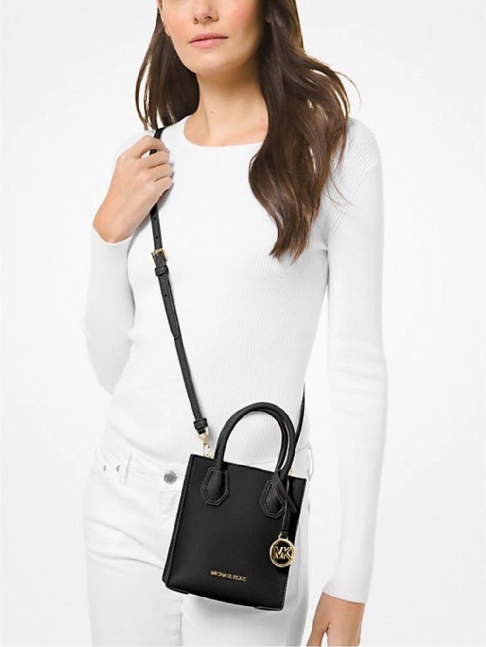 Michael Kors Mini Mercer Crossbody - Picture 2 of 8